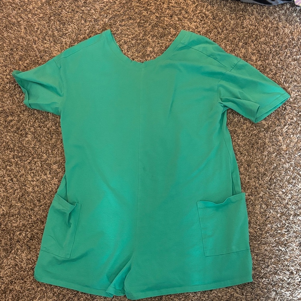 Women's Green Romper